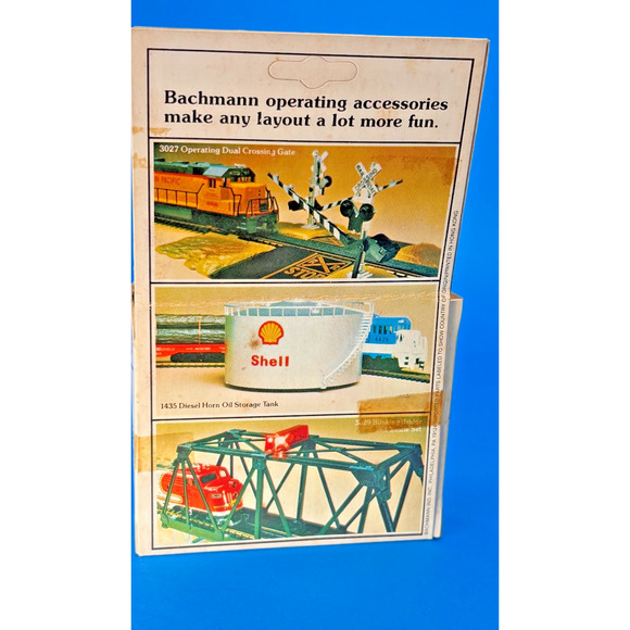 Bachmann HO Scale Powered Gandy Dancer Handcar No. 46-1202 Original Box - Picture 9 of 11